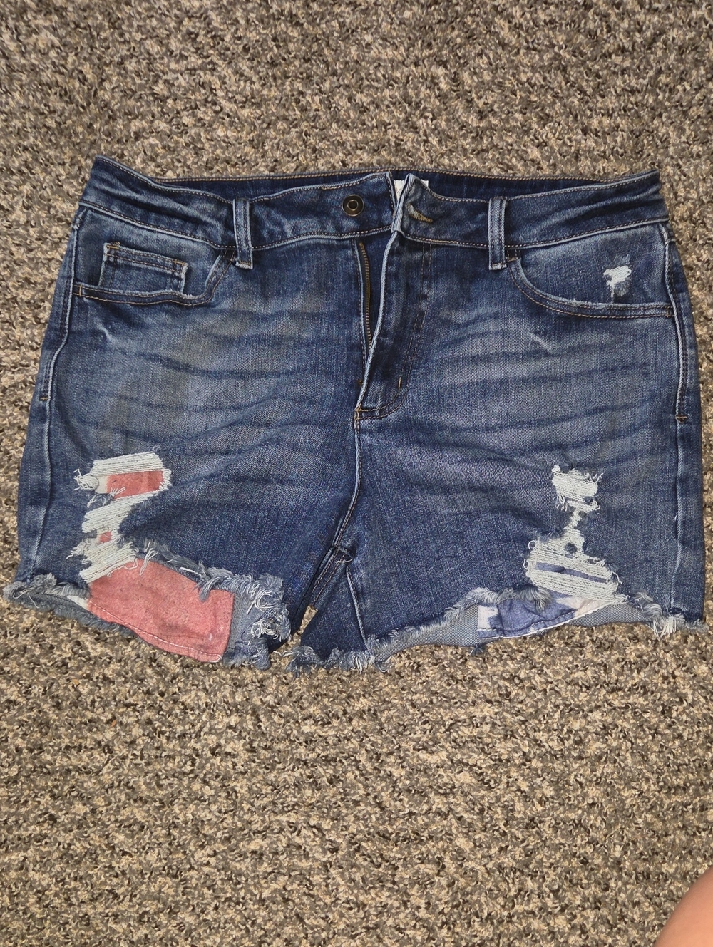 Womens Shorts RED, WHITE & BLUE